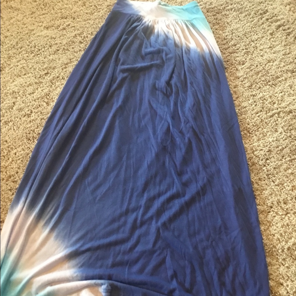 Maxi skirt tie-dye